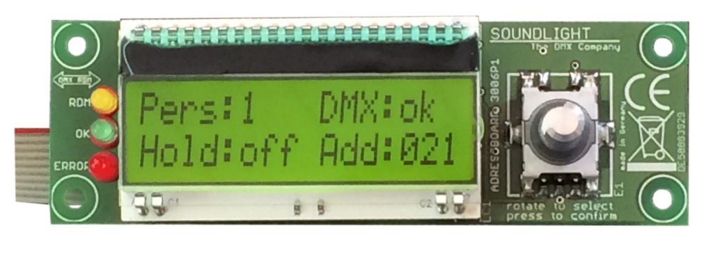 [DMX Startadressboard 3006P-SD]